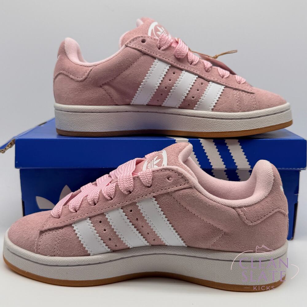Adidas Campus 00s J JH7840 Clear Pink Cloud White Kids 4Y NIB